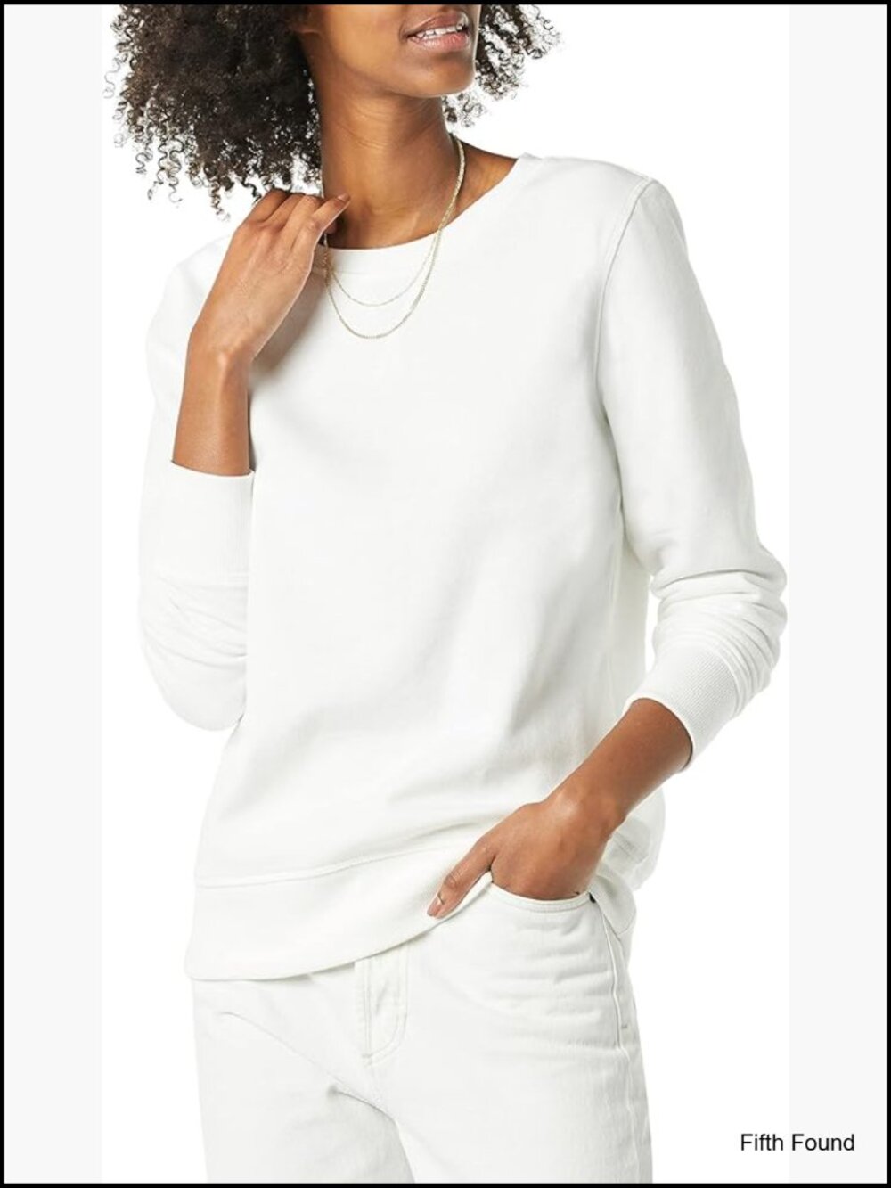 Crewneck Fleece Pullover Sweatshirt Long Sleeve Cozy Soft